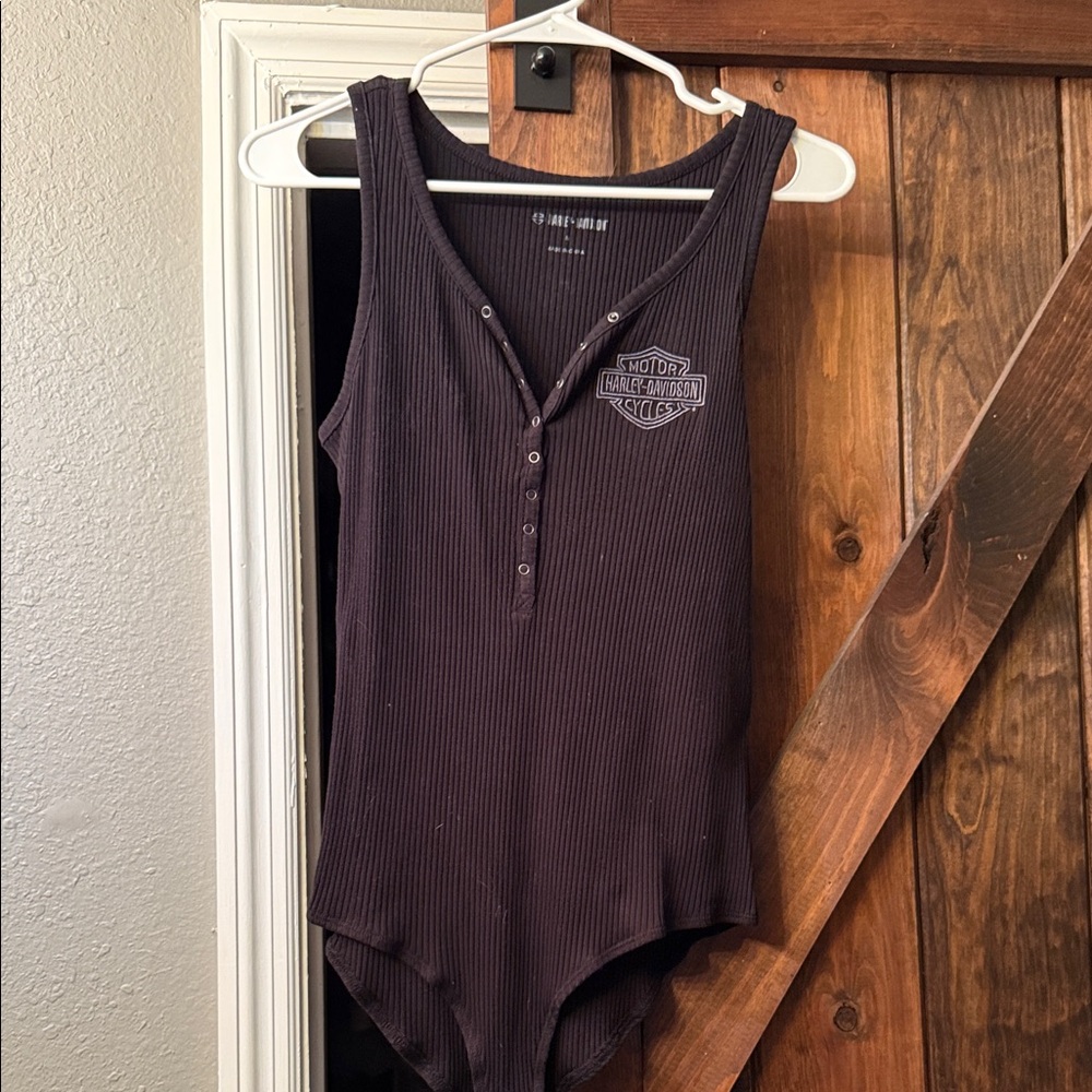 Harley-Davidson Dark Sleeveless Bodysuit
